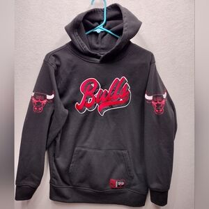 NBA Chicago Bulls Kids 18-20 Black Hoodie